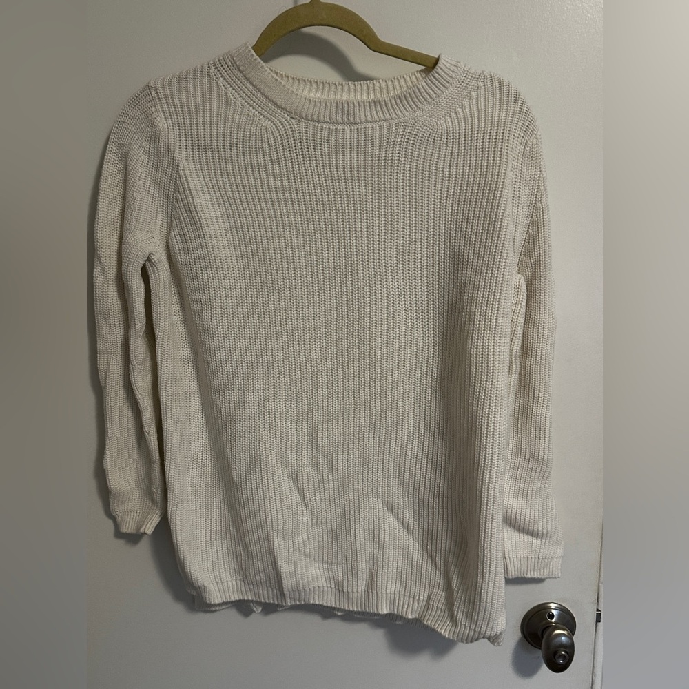 White sweater